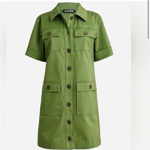 J. Crew Green Mini Dress